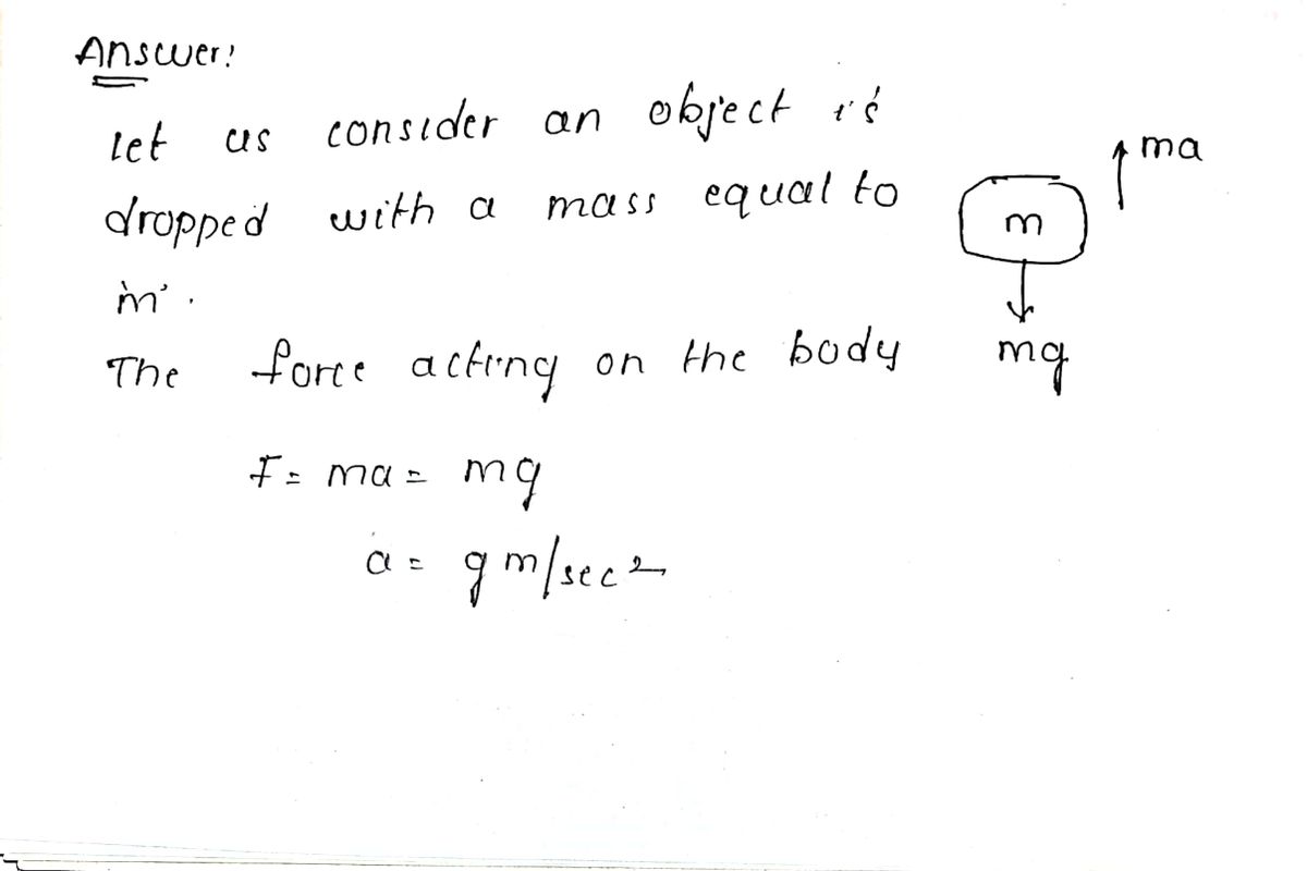 Physics homework question answer, step 1, image 1